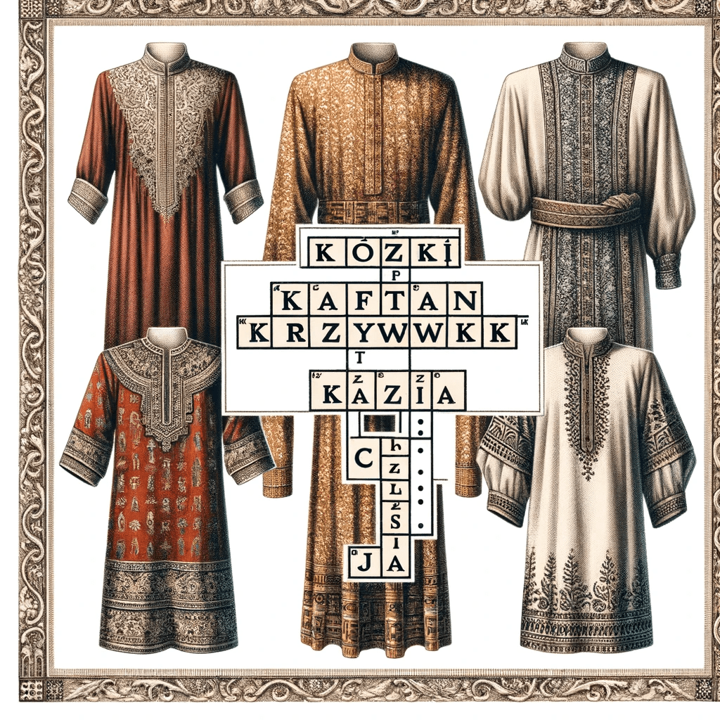 Krótki Kaftan Krzyżówka